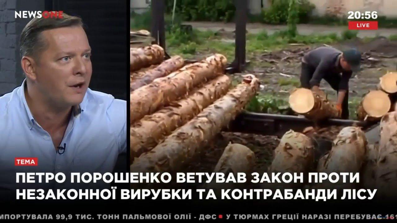 Ляшко: Контрабанду лісу кришує влада