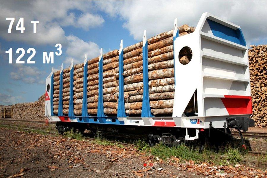 ООО «Архбум» увеличивает свой парк тихвинских вагонов-платформ для леса