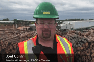 Видео тур по столетнему лесопильному заводу EACOM Timmins