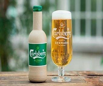 Carlsberg тестирует естественно разлагаемые бутылки из древесного волокна
