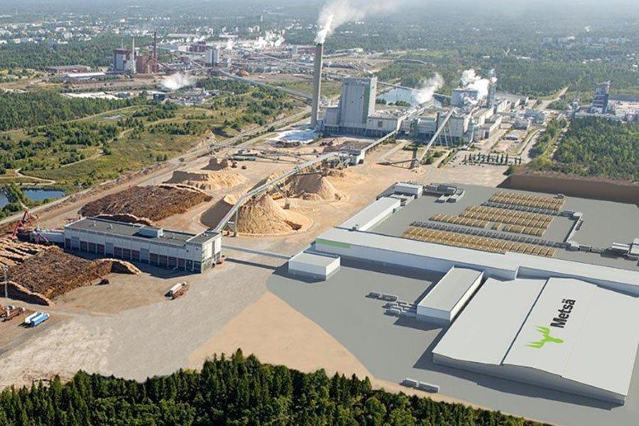 Metsä инвестирует 200 миллионов евро в новый лесопильный завод в Рауме, Финляндия