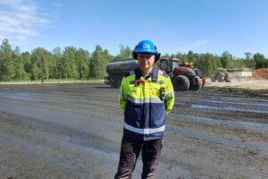 Holmen внедряет технологию укладки экологически чистых твердых покрытий на площадках своих предприятий в Швеции