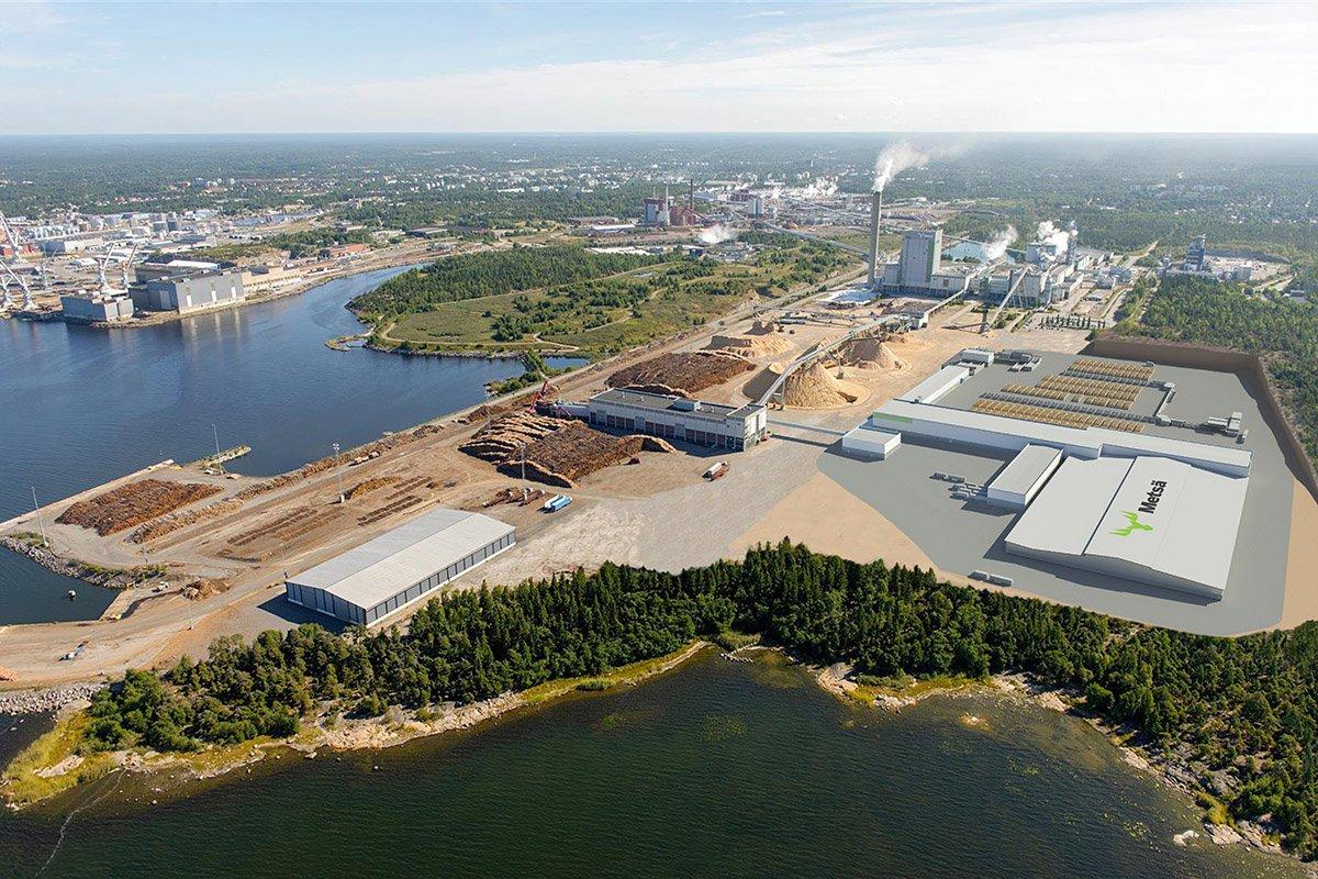 Mestä начинает строительство лесопильного завода в Раума