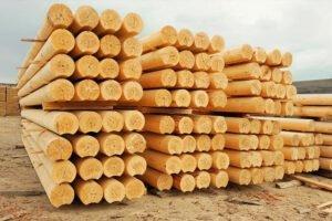 В январе-июне Россия увеличила долю экспорта лесоматериалов