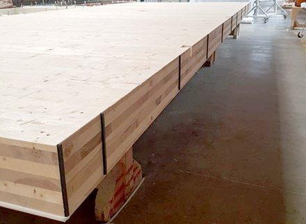Самая большая панель CLT в мире
