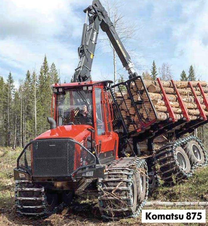 ФОРВАРДЕРЫ KOMATSU — НОВЫЙ УРОВЕНЬ ЭФФЕКТИВНОСТИ В ЛЕСУ