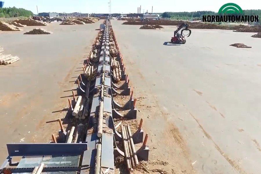Nordautomation поставляет линии сортировки бревен для ULK
