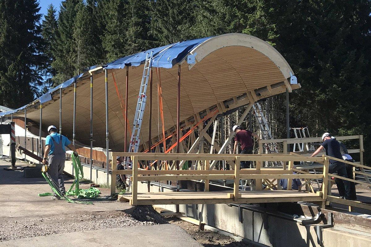 ZUBLIN Timber построит инновационную деревянную крышу над спортивным сооружением в Германии
