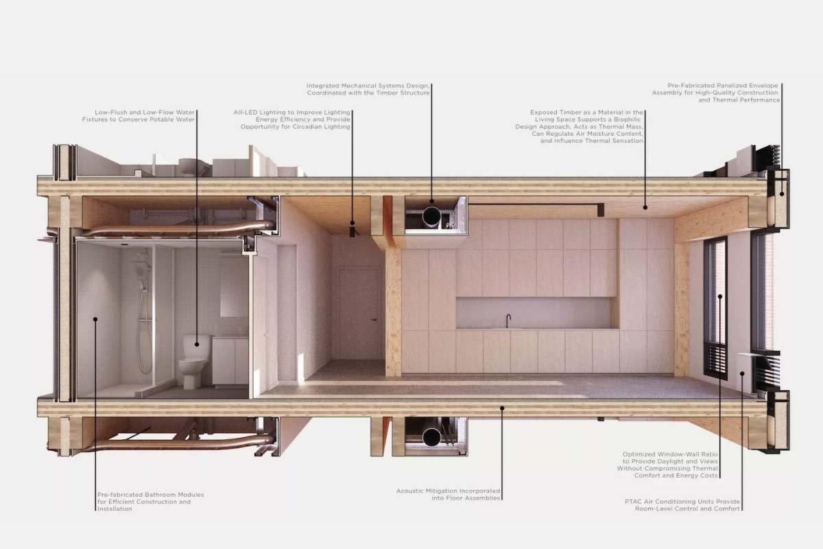 Инженеры-проектировщики представляют систему «Tallhouse» для сборного деревянного городского дома
